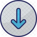 Down Arrow Directional Arrow Navigational Icon