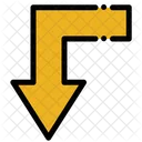 Down Arrow  Icon