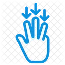 Down Finger  Icon