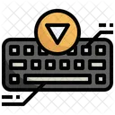 Down Key  Icon