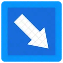 Down Right  Icon