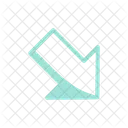 Right Down Arrow Icon