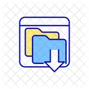 File Download Data Icon