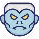 Dracula Face Halloween Monster Icon