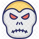 Dracula Face Halloween Monster Icon