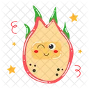 Dragon Fruit Pitaya Tropical Icon