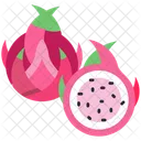 Dragon Fruit Tropical Fruit Pitaya Icon