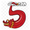 Numero De Dragon Dragon Vector Icono