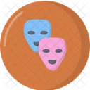 Drama Masks Comedy Masks Theater Masks Icon