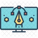 Draw Pen Tool Point Icon