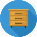 Drawers Cabinet Cupboard Icon