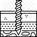 Drilling Construction Tool Icon