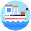 Drilling Ship  Icon