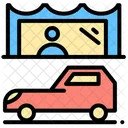 Drive Thru Food Restaurant Icon