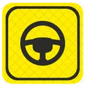 Driver Wheel Attention Icon