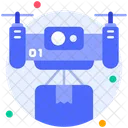 Drone Flight Robot Icon