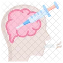 Drug Addiction Syringe Smoke Icon