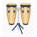 A Flat Design Of Drum Icon