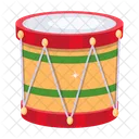 A Flat Design Of Drum Icon