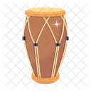 A Flat Design Of Drum Icon