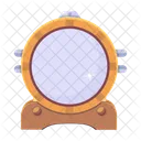 A Flat Design Of Drum Icon