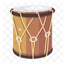 A Flat Design Of Drum Icon