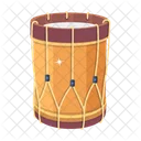 A Flat Design Of Drum Icon