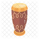 A Flat Design Of Drum Icon