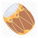 A Flat Design Of Drum Icon