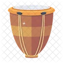 A Flat Design Of Drum Icon