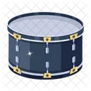 A Flat Design Of Drum Icon