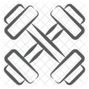 아령 피트니스 홀더 아이콘
