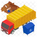 Dump Truck Garbage Truck Waste Truck Icon