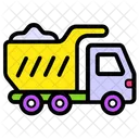 Dump Truck Delivery Truck Logistics Icon