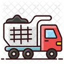 Dump Truck Garbage Transport Waste Transport Icon