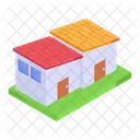 Duplex Housing House Icon