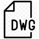 Dwg File Format Icône