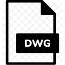 DWG Format Document Icône