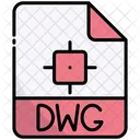 Dwg File Extension File Format Icône