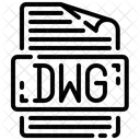 Dwg File Format Icône