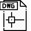 Dwg File Dwg File Format Icône