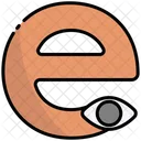 E Alphabet Education Icon