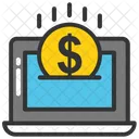 Banking Laptop Ecommerce Icon