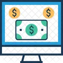 Online Banking Dollar Icon