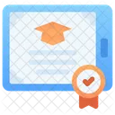 E Certificate Certificate License Icon