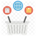 Online Shopping Internet Buying E Commerce Icon