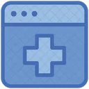 E Health Online Doctor Medical Help Icon