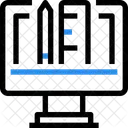 Digital Learning Study Icon