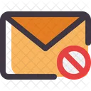 E-Mail blockieren  Symbol