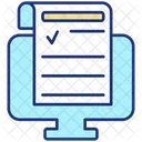 E-signing documents  Icon